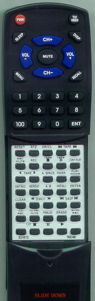 TASCAM RC222 Replacement Remote