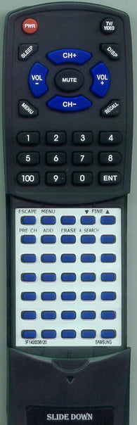 SAMSUNG 3F1400038120 Replacement Remote