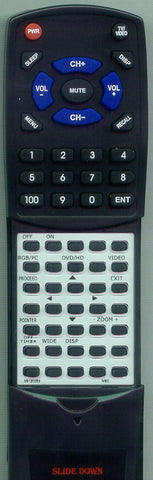 NEC 42MP2 Replacement Remote
