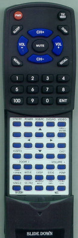 NEC 50XR6 Replacement Remote