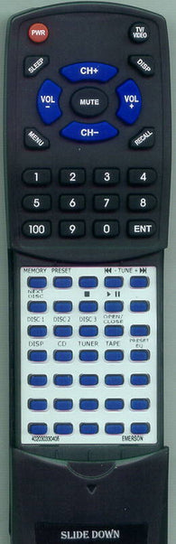 EMERSON 673003010022 Replacement Remote