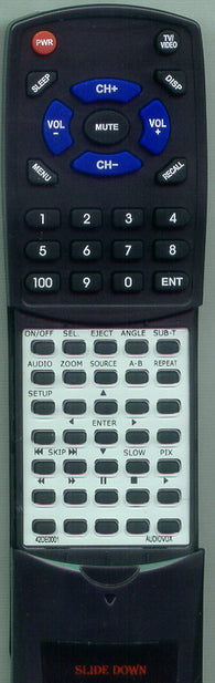 AUDIOVOX 136B3469 Replacement Remote