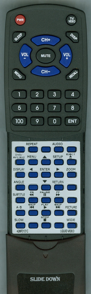 LIQUID-VIDEO RT42MF0101C Replacement Remote