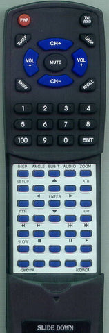 AUDIOVOX VBP500 Replacement Remote