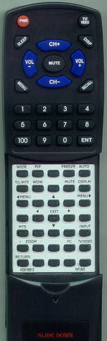 TATUNG P600003 Replacement Remote