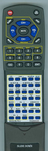MAGNAVOXINSERT RT483521817011 Replacement Remote