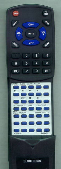 SYLVANIA VC4540 Replacement Remote