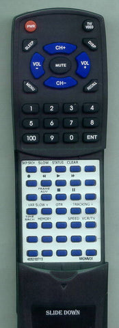 SYLVANIA VC4540 Replacement Remote