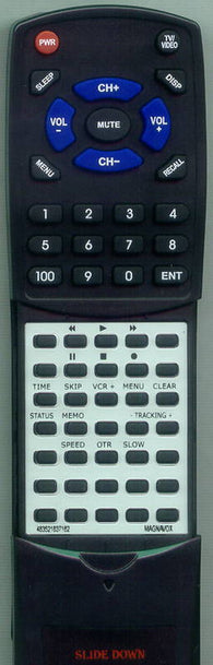 MAGNAVOX VRT245AT Replacement Remote