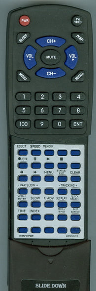 MAGNAVOX VRZ362AT Replacement Remote