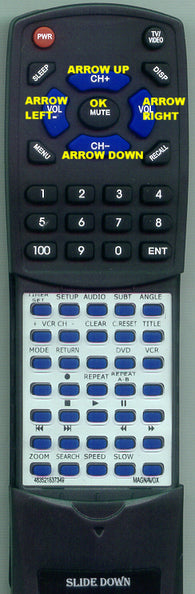 MAGNAVOX RT483521837349 Replacement Remote