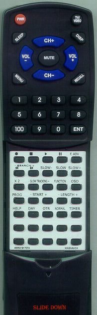 MAGNAVOX VSQS0560 Replacement Remote