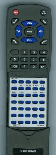 MAGNAVOX VT9610AT01 Replacement Remote