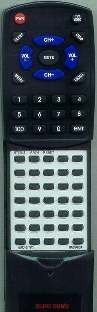 MAGNAVOX RS1365C404 Replacement Remote