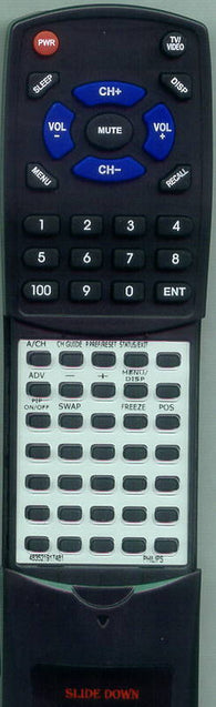 SYLVANIA RRH801AK03 Replacement Remote