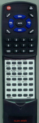 DAEWOO DSJ4710CRA Replacement Remote
