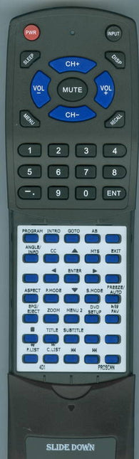 PROSCAN RT4D1 Replacement Remote