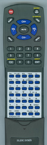 JVC--INSERT RMC1240 Replacement Remote