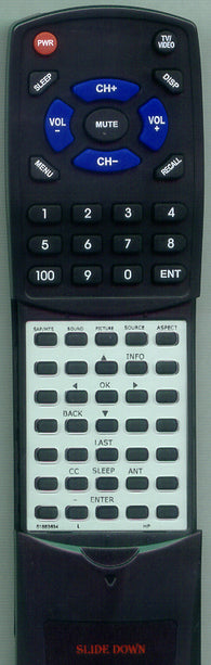 HEWLETT-PACKARD- PL5060N Replacement Remote