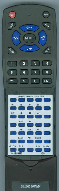 VIZIO D650IC3 Replacement Remote