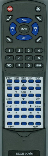 INSIGNIA 6011500101 Replacement Remote