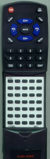 SANYO 610 213 7279 Replacement Remote