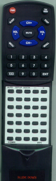 SANYO 610 229 8550 Replacement Remote