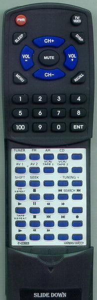 HARMAN KARDON PT2300 Replacement Remote