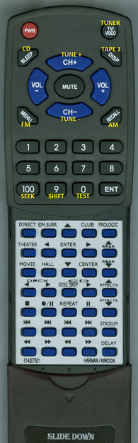 HARMAN KARDON AVR30 SYSTEM REMOTE Replacement Remote