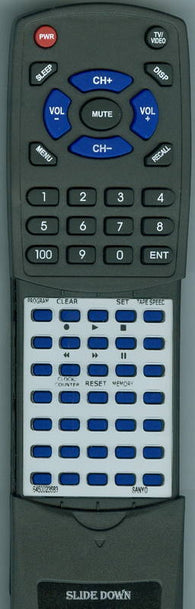 SANYO 6450023583 Replacement Remote