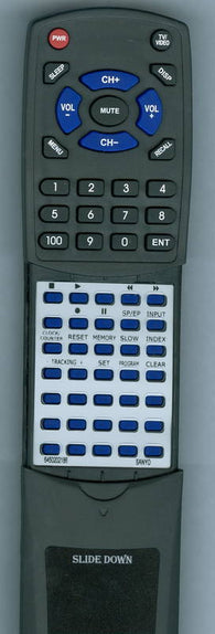 SANYO 645 020 2186 Replacement Remote