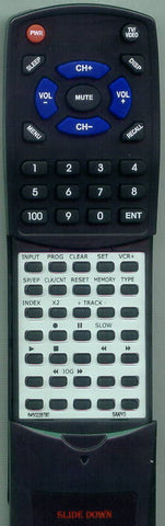 SANYO VHRM457 Replacement Remote