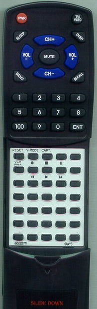 SANYO DS35750 Replacement Remote