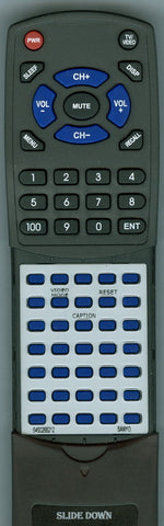 SANYO 645 026 8212 Replacement Remote
