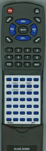 SANYO 645 045 9313 Replacement Remote