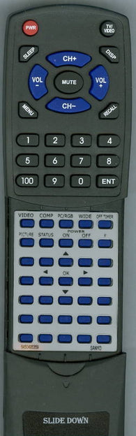 SANYO 645 049 5359 Replacement Remote