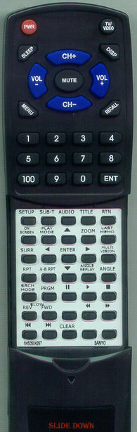 SANYO 645 050 4297 Replacement Remote