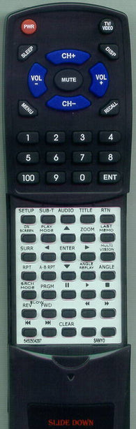 SANYO DWM370 Replacement Remote