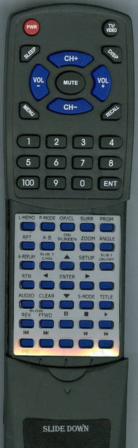 SANYO 645 052 2352 Replacement Remote