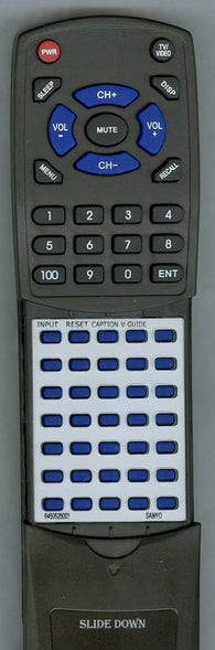 SANYO DS35520 Replacement Remote