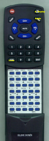 SANYO--INSERT RBTS760MT Replacement Remote