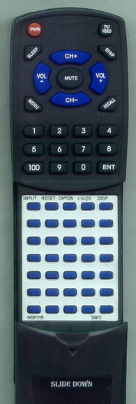 SANYO DS32920 Replacement Remote