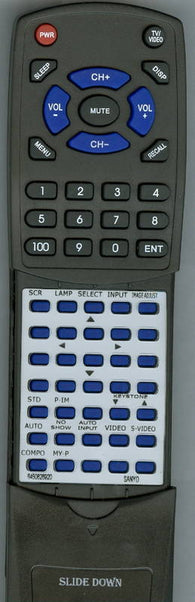 SANYO 645 062 6920 Replacement Remote