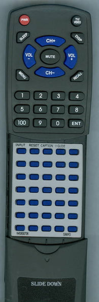 SANYO DS27224SILVER Replacement Remote