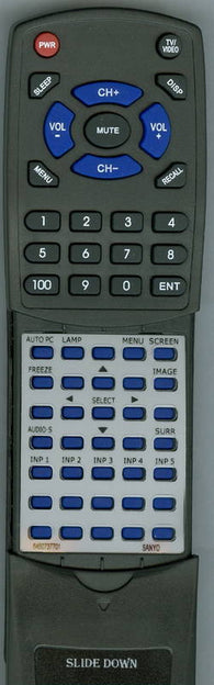 SANYO 645 073 7701 Replacement Remote