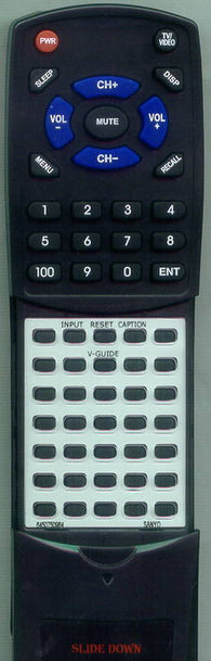 SANYO 645 075 0984 Replacement Remote