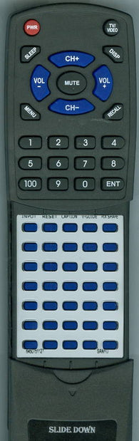 SANYO 645 075 1127 Replacement Remote