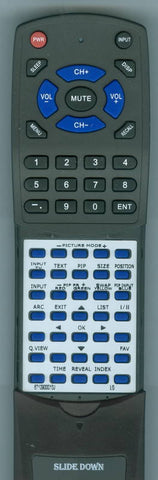 LG 26LX2R Replacement Remote