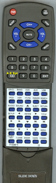 LG--INSERT LHT734 Replacement Remote