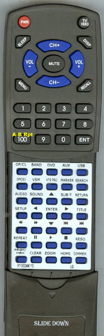 LG--INSERT RT6710CDAK17C Replacement Remote